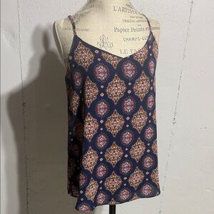 Pink Republic Navy and Red Patterned Camisole